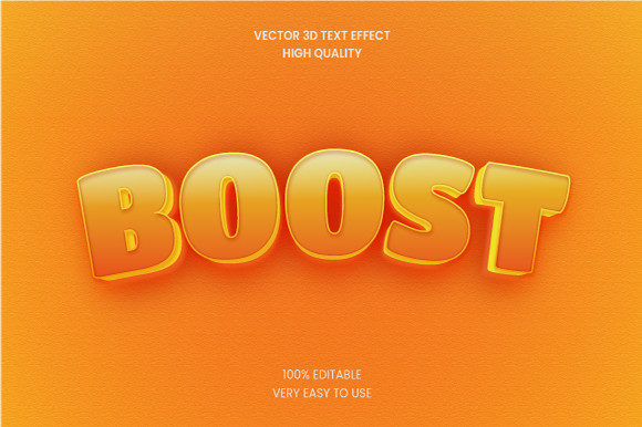 Boost3d Text Style Effect Mockup: Elevate Your Visual Projects