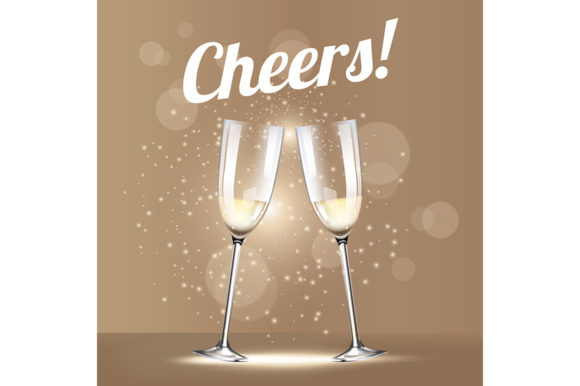 Cheers Realistic Vector Product Ads Post for Modern Branding