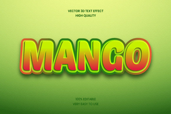 Mango 3D Text Effect Mockup Graphic: A Practical Evaluation for Designers