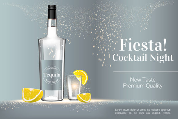 Transform Your Night Club Event with the Fiesta Cocktail Night Realistic Vector